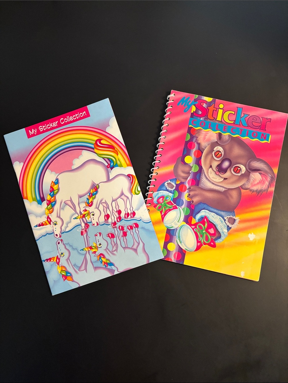 Vintage Lisa Frank Markie & Casey The Koala Sticker Books Bundle
